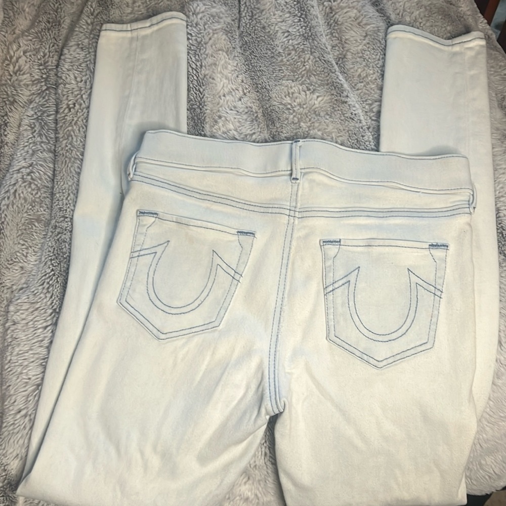 Light blue true religion leggings